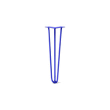  Hairpin Leg (Sold Separately), 3-Rod Design - Blue Powder Coated Finish