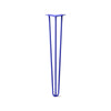 DIY Hairpin Legs Hairpin Legs Blue / 29" / 3/8" Hairpin Leg (Sold Separately), 3-Rod Design - Blue Powder Coated Finish