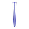 DIY Hairpin Legs Hairpin Legs Blue / 35" / 3/8" Hairpin Leg (Sold Separately), 3-Rod Design - Blue Powder Coated Finish