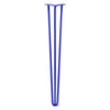 DIY Hairpin Legs Hairpin Legs Blue / 36" / 1/2" Hairpin Leg (Sold Separately), 3-Rod Design - Blue Powder Coated Finish