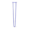 DIY Hairpin Legs Hairpin Legs Blue / 37" / 1/2" Hairpin Leg (Sold Separately), 2-Rod Design - Blue Powder Coated Finish