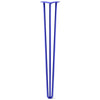 DIY Hairpin Legs Hairpin Legs Blue / 38" / 1/2" Hairpin Leg (Sold Separately), 3-Rod Design - Blue Powder Coated Finish
