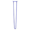 DIY Hairpin Legs Hairpin Legs Blue / 39" / 1/2" Hairpin Leg (Sold Separately), 2-Rod Design - Blue Powder Coated Finish