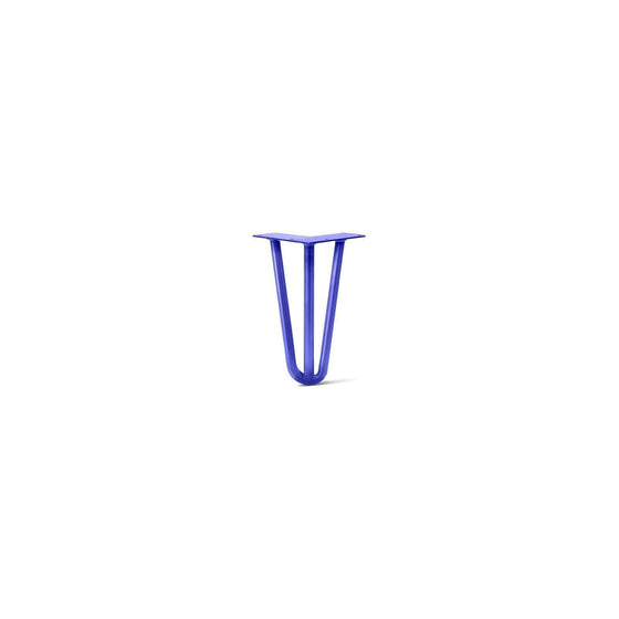 Hairpin Leg (Sold Separately), 3-Rod Design - Blue Powder Coated Finish