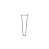 DIY Hairpin Legs Hairpin Legs Clear / 17" / 1/2" Hairpin Leg (Sold Separately), 2-Rod Design - Clear Coated Finish