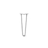 DIY Hairpin Legs Hairpin Legs Clear / 18" / 1/2" Hairpin Leg (Sold Separately), 2-Rod Design - Clear Coated Finish