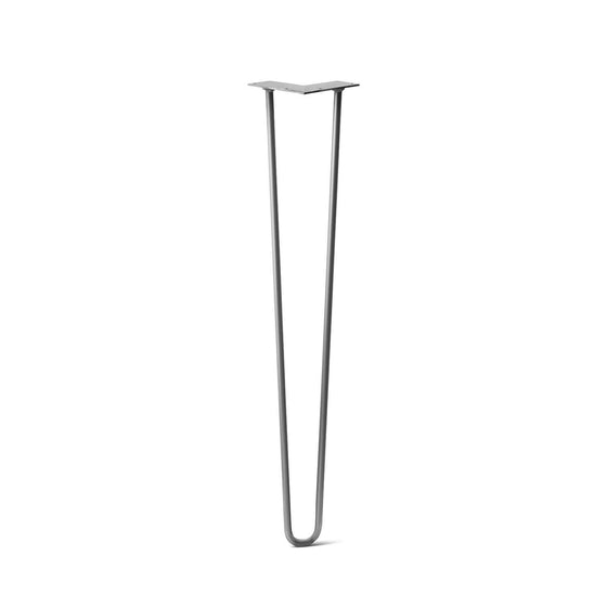 Hairpin Leg (Sold Separately), 2-Rod Design - Clear Coated Finish