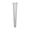 DIY Hairpin Legs Hairpin Legs Clear / 32" / 1/2" Hairpin Leg (Sold Separately), 3-Rod Design - Clear Coated Finish