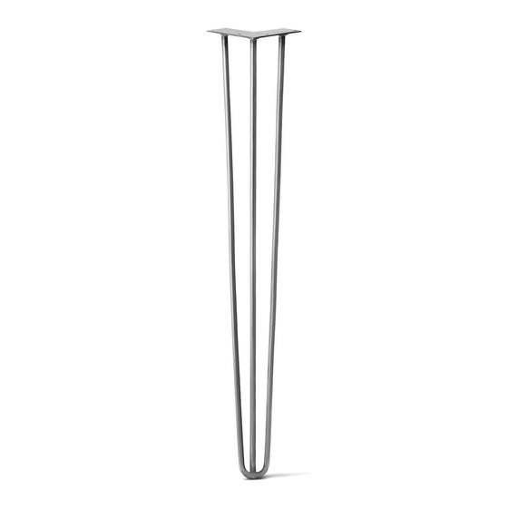 Hairpin Leg (Sold Separately), 3-Rod Design - Clear Coated Finish