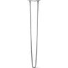 DIY Hairpin Legs Hairpin Legs Clear / 40" / 1/2" Hairpin Leg (Sold Separately), 2-Rod Design - Clear Coated Finish