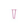 DIY Hairpin Legs Hairpin Legs Fuchsia / 12" / 1/2" Hairpin Leg (Sold Separately), 2-Rod Design - Fuchsia Powder Coated Finish