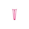 DIY Hairpin Legs Hairpin Legs Fuchsia / 14" / 1/2" Hairpin Leg (Sold Separately), 3-Rod Design - Fuchsia Powder Coated Finish