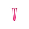DIY Hairpin Legs Hairpin Legs Fuchsia / 16" / 1/2" Hairpin Leg (Sold Separately), 3-Rod Design - Fuchsia Powder Coated Finish
