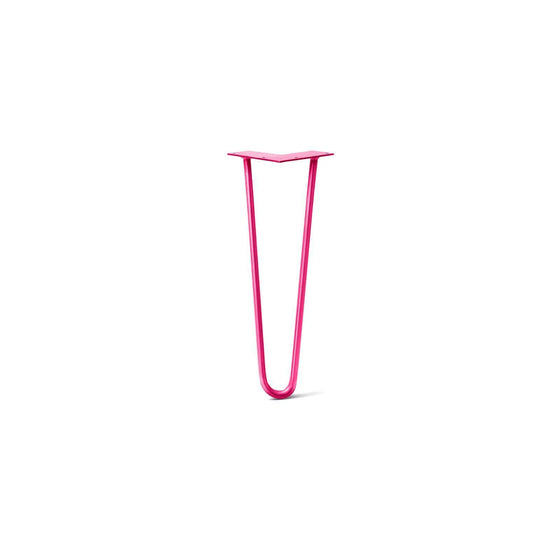 Hairpin Leg (Sold Separately), 2-Rod Design - Fuchsia Powder Coated Finish