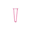 DIY Hairpin Legs Hairpin Legs Fuchsia / 17" / 1/2" Hairpin Leg (Sold Separately), 2-Rod Design - Fuchsia Powder Coated Finish