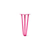 DIY Hairpin Legs Hairpin Legs Fuchsia / 17" / 1/2" Hairpin Leg (Sold Separately), 3-Rod Design - Fuchsia Powder Coated Finish