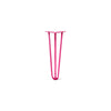DIY Hairpin Legs Hairpin Legs Fuchsia / 17" / 3/8" Hairpin Leg (Sold Separately), 3-Rod Design - Fuchsia Powder Coated Finish