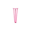 DIY Hairpin Legs Hairpin Legs Fuchsia / 18" / 3/8" Hairpin Leg (Sold Separately), 3-Rod Design - Fuchsia Powder Coated Finish