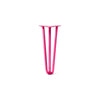 DIY Hairpin Legs Hairpin Legs Fuchsia / 19" / 1/2" Hairpin Leg (Sold Separately), 3-Rod Design - Fuchsia Powder Coated Finish