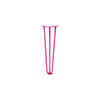 DIY Hairpin Legs Hairpin Legs Fuchsia / 19" / 3/8" Hairpin Leg (Sold Separately), 3-Rod Design - Fuchsia Powder Coated Finish