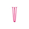 DIY Hairpin Legs Hairpin Legs Fuchsia / 20" / 1/2" Hairpin Leg (Sold Separately), 3-Rod Design - Fuchsia Powder Coated Finish