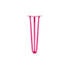 DIY Hairpin Legs Hairpin Legs Fuchsia / 21" / 1/2" Hairpin Leg (Sold Separately), 3-Rod Design - Fuchsia Powder Coated Finish