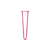 DIY Hairpin Legs Hairpin Legs Fuchsia / 22" / 1/2" Hairpin Leg (Sold Separately), 2-Rod Design - Fuchsia Powder Coated Finish