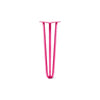 DIY Hairpin Legs Hairpin Legs Fuchsia / 22" / 1/2" Hairpin Leg (Sold Separately), 3-Rod Design - Fuchsia Powder Coated Finish
