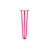 Hairpin Leg (Sold Separately), 3-Rod Design - Fuchsia Powder Coated Finish