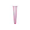 Hairpin Leg (Sold Separately), 3-Rod Design - Fuchsia Powder Coated Finish