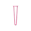 DIY Hairpin Legs Hairpin Legs Fuchsia / 24" / 1/2" Hairpin Leg (Sold Separately), 2-Rod Design - Fuchsia Powder Coated Finish
