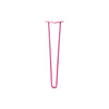 DIY Hairpin Legs Hairpin Legs Fuchsia / 24" / 3/8" Hairpin Leg (Sold Separately), 2-Rod Design - Fuchsia Powder Coated Finish