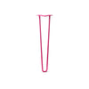 DIY Hairpin Legs Hairpin Legs Fuchsia / 25" / 1/2" Hairpin Leg (Sold Separately), 2-Rod Design - Fuchsia Powder Coated Finish