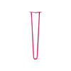 DIY Hairpin Legs Hairpin Legs Fuchsia / 26" / 1/2" Hairpin Leg (Sold Separately), 2-Rod Design - Fuchsia Powder Coated Finish