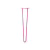 DIY Hairpin Legs Hairpin Legs Fuchsia / 27" / 3/8" Hairpin Leg (Sold Separately), 2-Rod Design - Fuchsia Powder Coated Finish