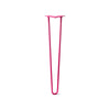 DIY Hairpin Legs Hairpin Legs Fuchsia / 28" / 1/2" Hairpin Leg (Sold Separately), 2-Rod Design - Fuchsia Powder Coated Finish