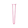 DIY Hairpin Legs Hairpin Legs Fuchsia / 28" / 3/8" Hairpin Leg (Sold Separately), 2-Rod Design - Fuchsia Powder Coated Finish