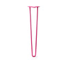 DIY Hairpin Legs Hairpin Legs Fuchsia / 29" / 1/2" Hairpin Leg (Sold Separately), 2-Rod Design - Fuchsia Powder Coated Finish