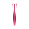 DIY Hairpin Legs Hairpin Legs Fuchsia / 29" / 1/2" Hairpin Leg (Sold Separately), 3-Rod Design - Fuchsia Powder Coated Finish