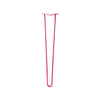 DIY Hairpin Legs Hairpin Legs Fuchsia / 29" / 3/8" Hairpin Leg (Sold Separately), 2-Rod Design - Fuchsia Powder Coated Finish