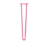 DIY Hairpin Legs Hairpin Legs Fuchsia / 30" / 1/2" Hairpin Leg (Sold Separately), 2-Rod Design - Fuchsia Powder Coated Finish