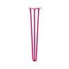 DIY Hairpin Legs Hairpin Legs Fuchsia / 30" / 1/2" Hairpin Leg (Sold Separately), 3-Rod Design - Fuchsia Powder Coated Finish