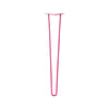 DIY Hairpin Legs Hairpin Legs Fuchsia / 30" / 3/8" Hairpin Leg (Sold Separately), 2-Rod Design - Fuchsia Powder Coated Finish