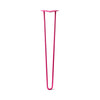 DIY Hairpin Legs Hairpin Legs Fuchsia / 31" / 1/2" Hairpin Leg (Sold Separately), 2-Rod Design - Fuchsia Powder Coated Finish