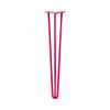 DIY Hairpin Legs Hairpin Legs Fuchsia / 31" / 1/2" Hairpin Leg (Sold Separately), 3-Rod Design - Fuchsia Powder Coated Finish