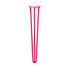 DIY Hairpin Legs Hairpin Legs Fuchsia / 32" / 1/2" Hairpin Leg (Sold Separately), 3-Rod Design - Fuchsia Powder Coated Finish