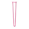 DIY Hairpin Legs Hairpin Legs Fuchsia / 33" / 1/2" Hairpin Leg (Sold Separately), 2-Rod Design - Fuchsia Powder Coated Finish