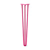 DIY Hairpin Legs Hairpin Legs Fuchsia / 33" / 1/2" Hairpin Leg (Sold Separately), 3-Rod Design - Fuchsia Powder Coated Finish