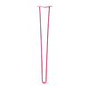 DIY Hairpin Legs Hairpin Legs Fuchsia / 34" / 3/8" Hairpin Leg (Sold Separately), 2-Rod Design - Fuchsia Powder Coated Finish
