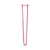 DIY Hairpin Legs Hairpin Legs Fuchsia / 35" / 1/2" Hairpin Leg (Sold Separately), 2-Rod Design - Fuchsia Powder Coated Finish